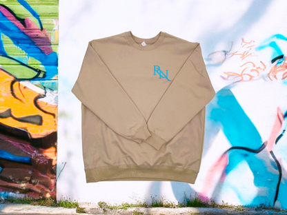 Sudadera chill beige