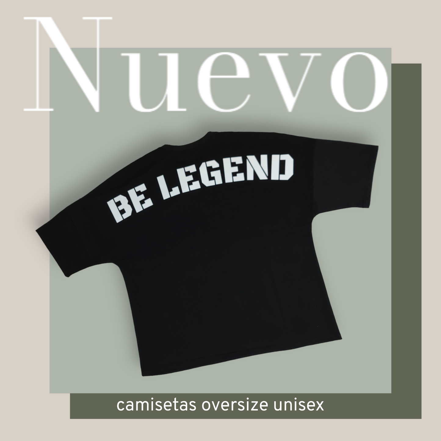 camiseta oversize negra