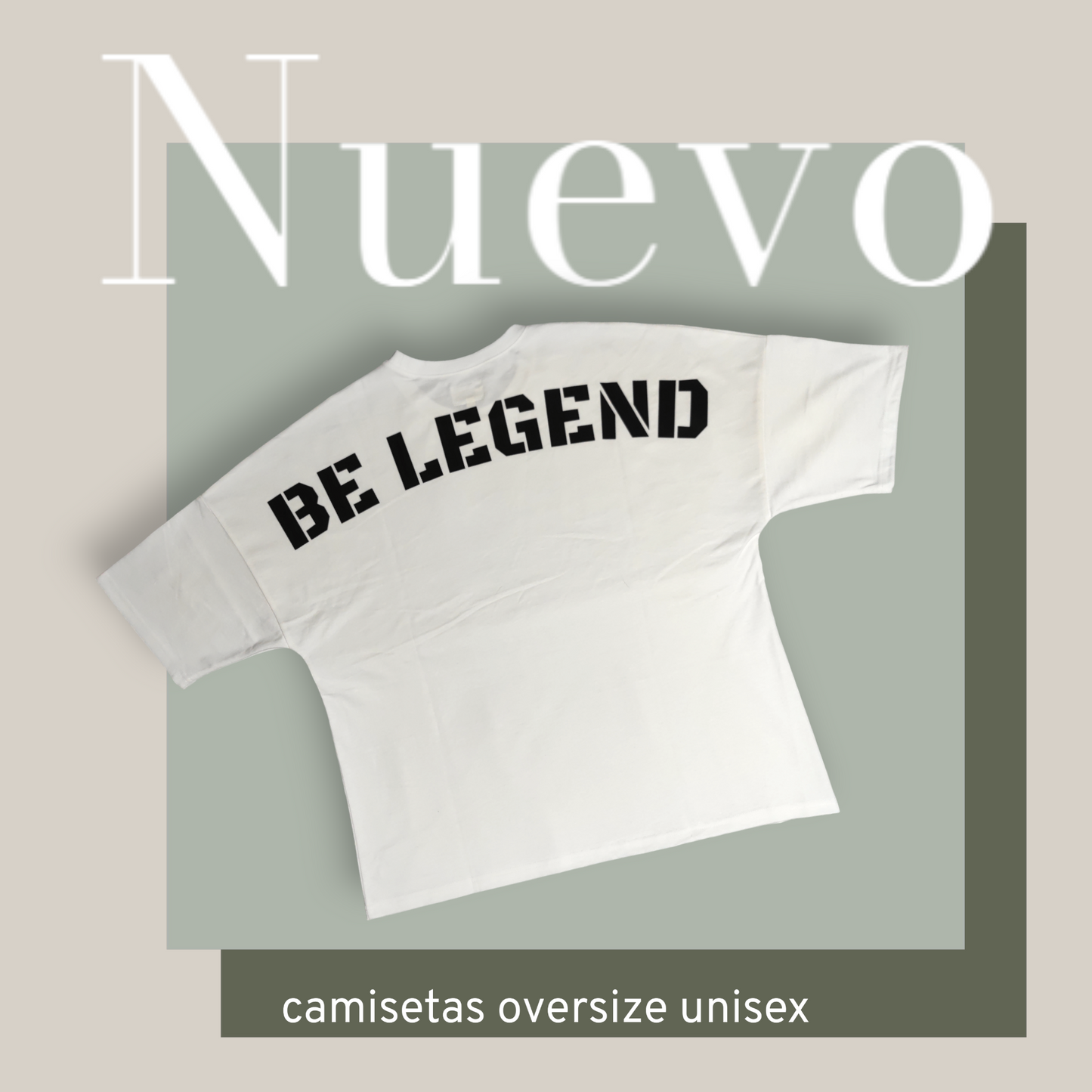 camiseta oversize blanca