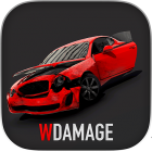 WDAMAGE: Car Crash Engine Logo