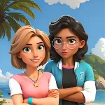 Cozy Coast Merge Adventure Logo