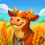 Dreamy Harvest: Farm Island Logo