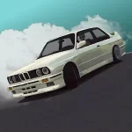 Drifting BMW 3 Car Drift Logo