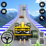 Formula Car Racing Stunts Ramp Logo