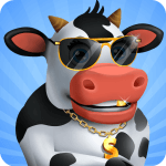 Idle Cow Clicker Games Offline Logo