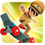 Little Singham Super Skater Logo