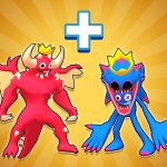 Monster Rampage: Merge Rainbow Logo