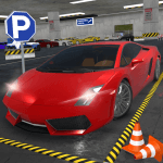 Sports Car Parking Logo