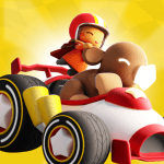Starlit On Wheels: Super Kart Logo
