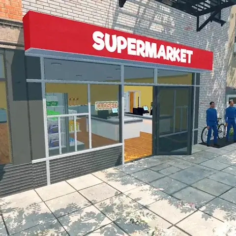 Supermarket Simulator MOD APK Logo