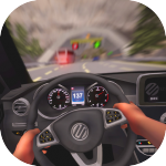 POV Car Driving Logo