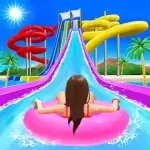 Uphill Rush Water Park Racing Logo